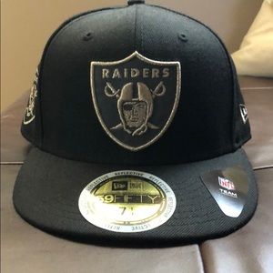 New Oakland Raiders Authentic New Era Hat, 7 1/4